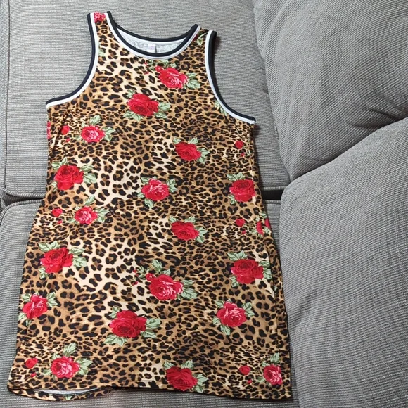 No Boundaries | Dresses | Leopard Printrose Print Dress | Poshmark